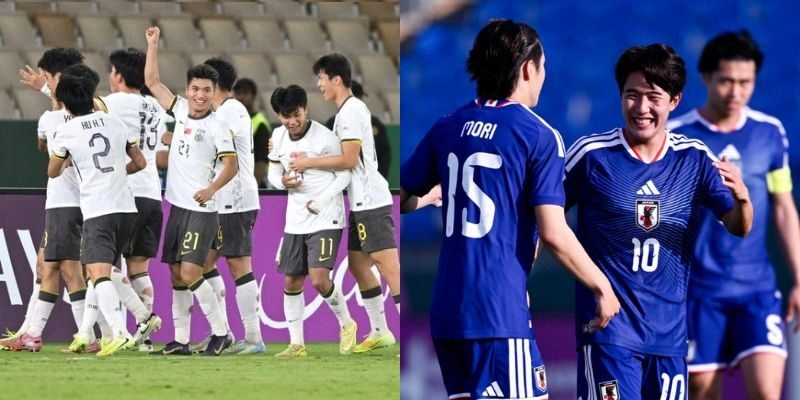 U23 Trung Quốc vs U23 Nhật Bản trong quá khứ vẫn có sự chênh lệch