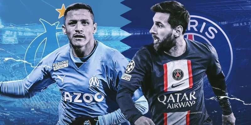 Ví dụ kèo chấp 0.75 qua trận PSG vs Marseille